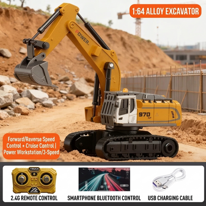 Mini Remote Control Alloy Construction Vehicle